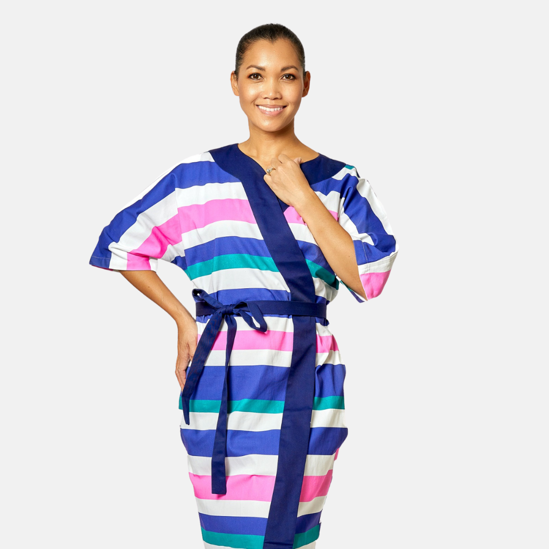 Lola Stripe Treatment Robe