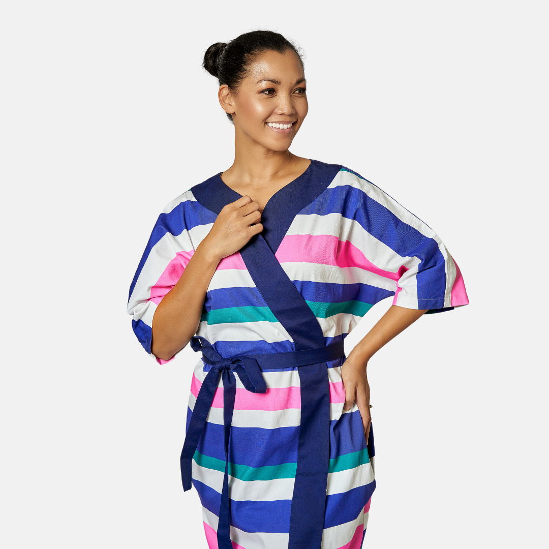 Lola Stripe Treatment Robe