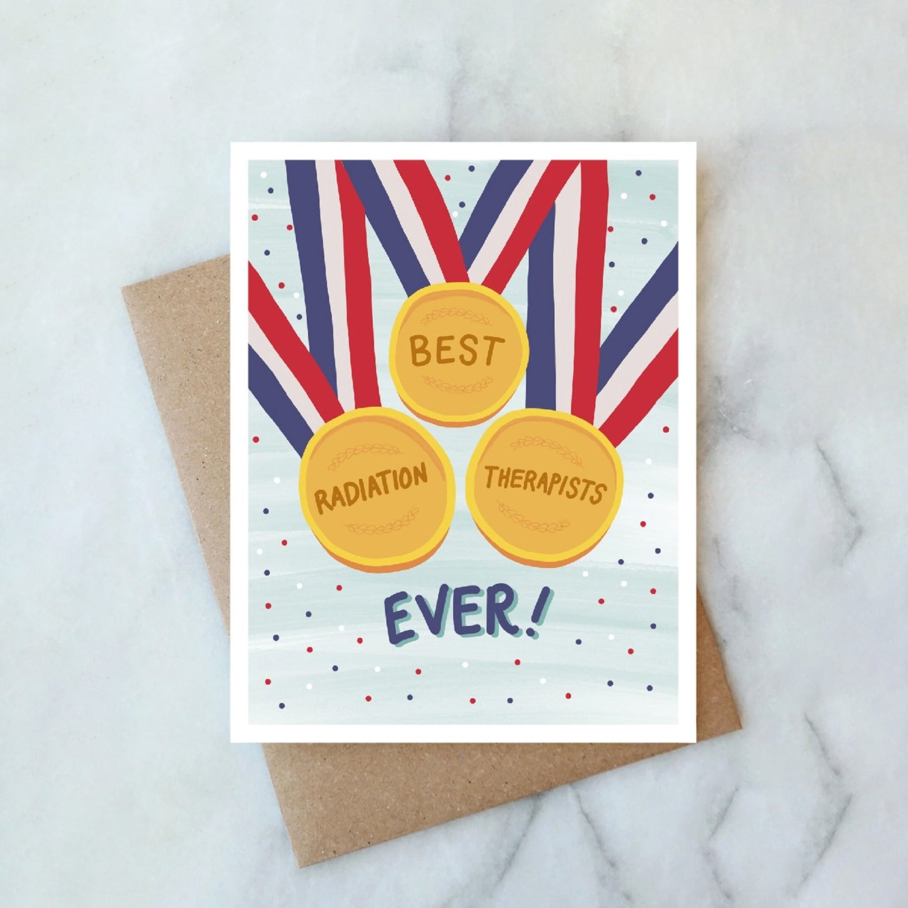 Best Radiation Therapist - Greeting Card
