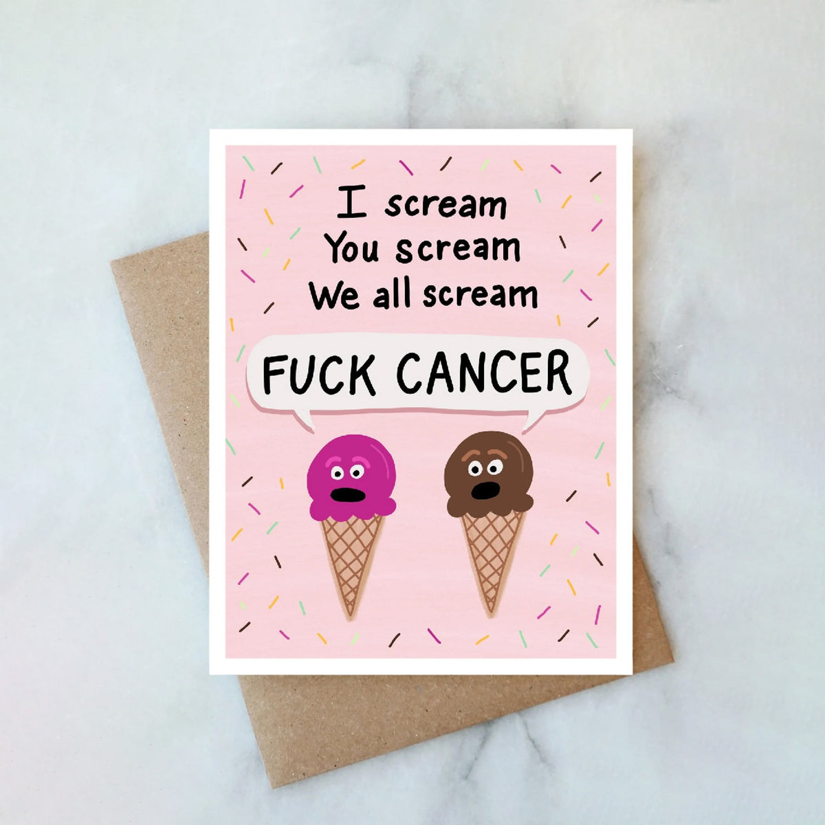 I Scream You Scream - Greeting Card