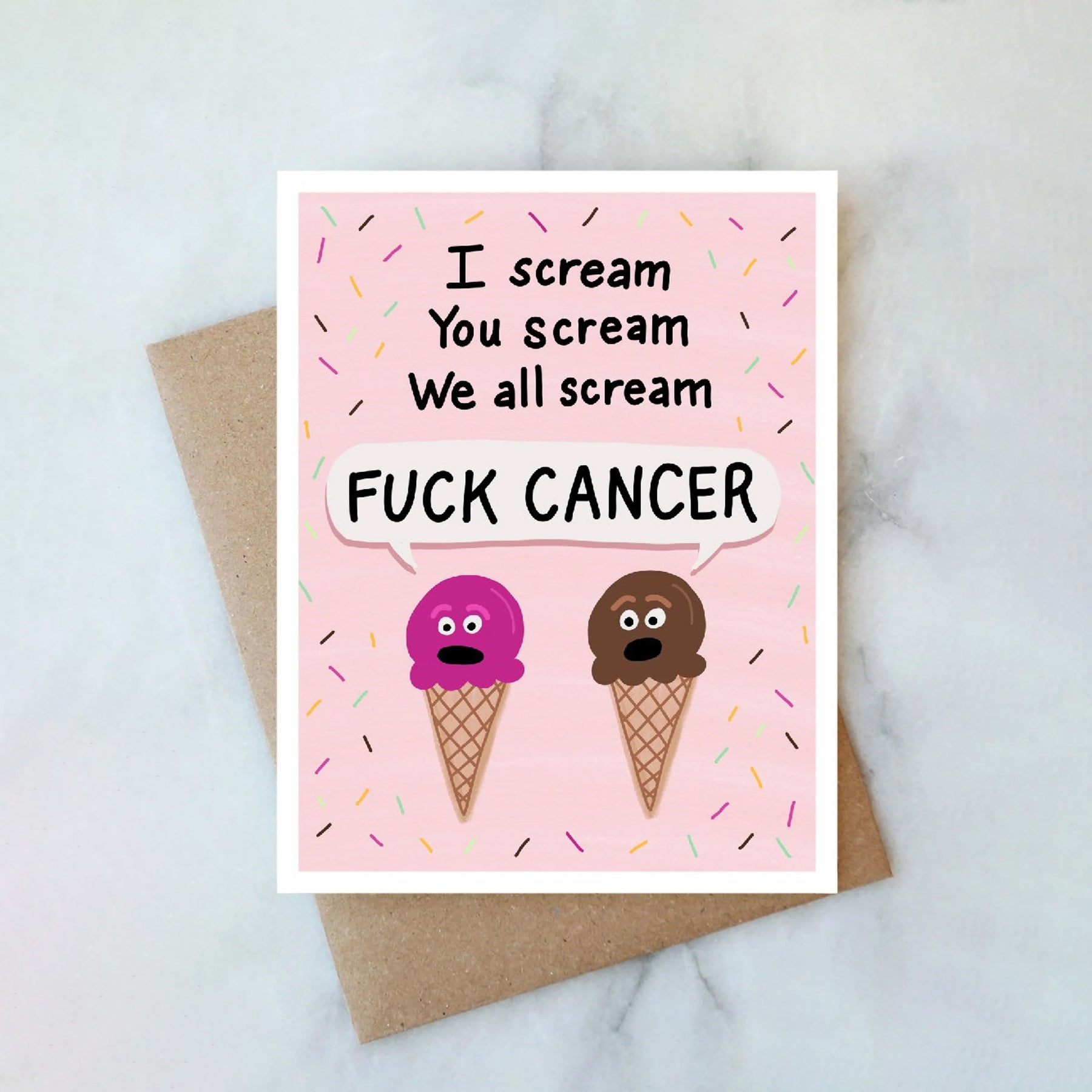 I Scream You Scream - Greeting Card