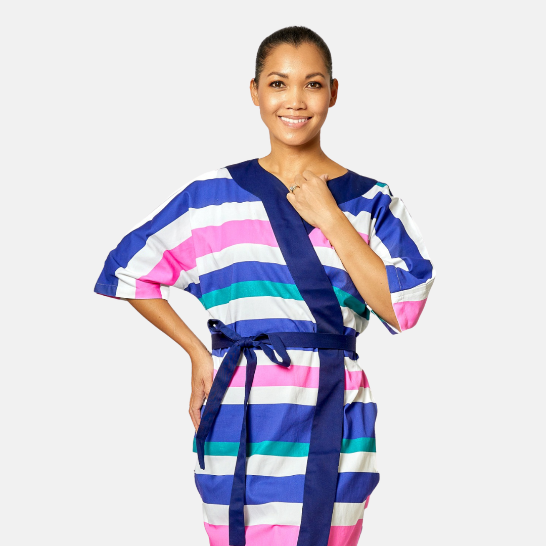 Lola Stripe Treatment Robe