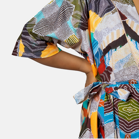 Eenk Robe Ken Done's Aboriginal Unck Treatment Robe -240gsm